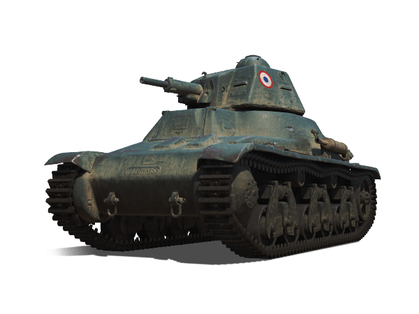 Как собрать танк Hotchkiss H35 в игре Мир Танков